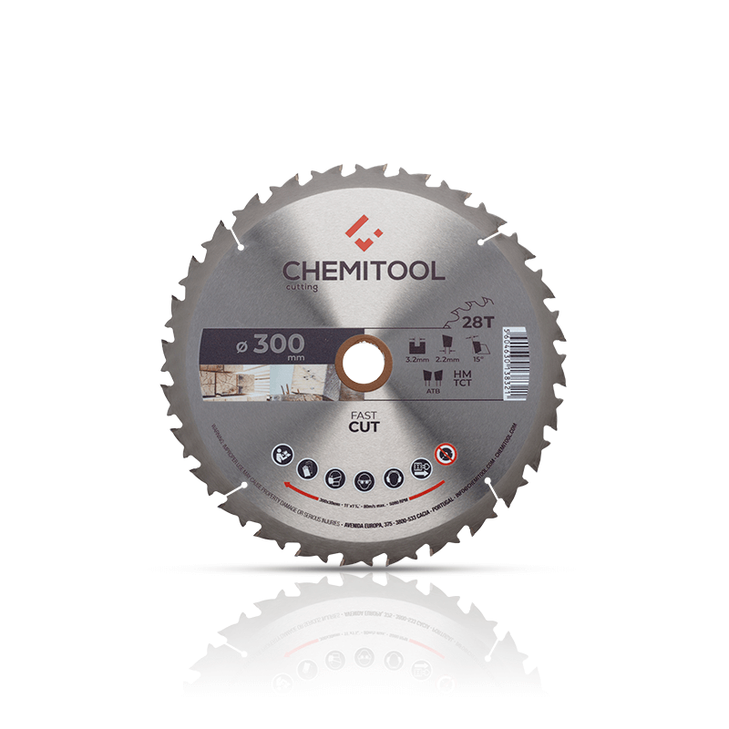 Disco teselado Construcción Ø300X30 Z28 CHEMITOOL