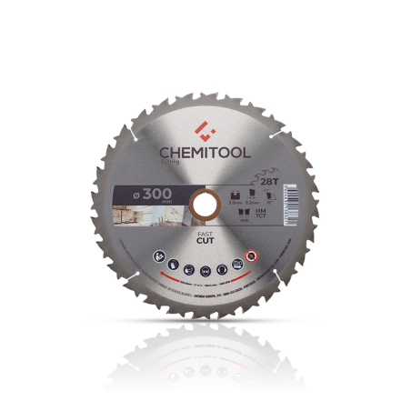 Disco teselado Construcción Ø300X30 Z28 CHEMITOOL