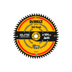 Hoja de Sierra Circular ELITE 184mm x 16mm x 60T DEWALT