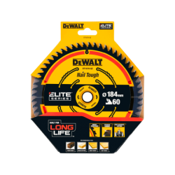 Hoja de Sierra Circular ELITE 184mm x 16mm x 60T DEWALT