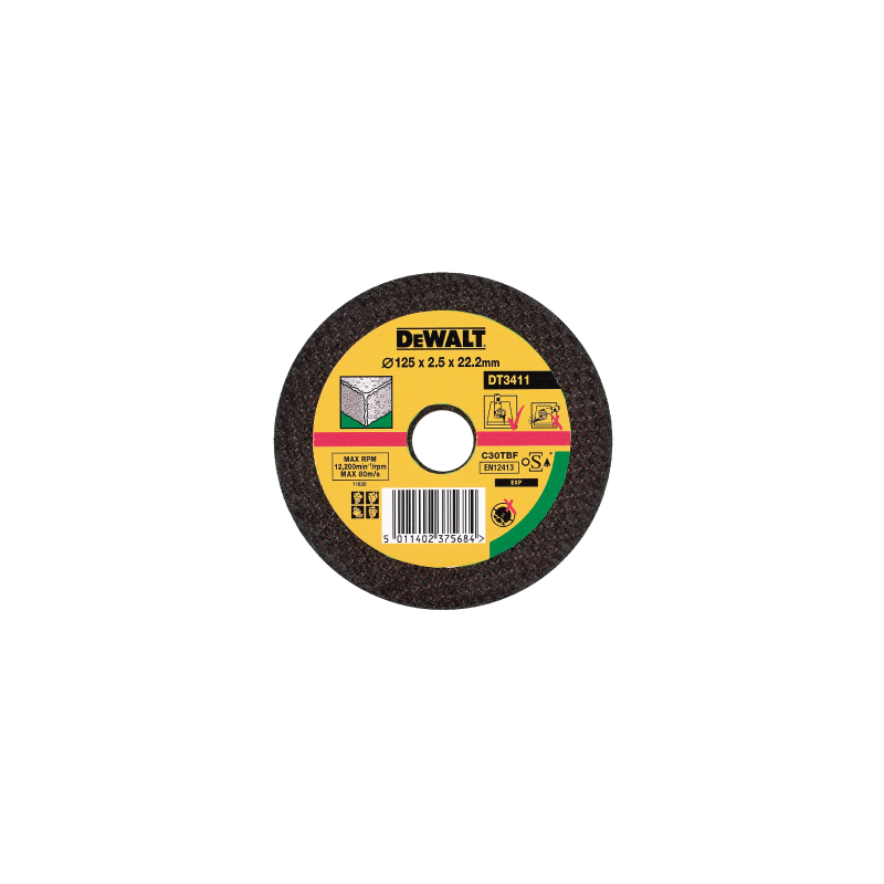 DEWALT POWER-TOOLS Abrasive Discs 125mm