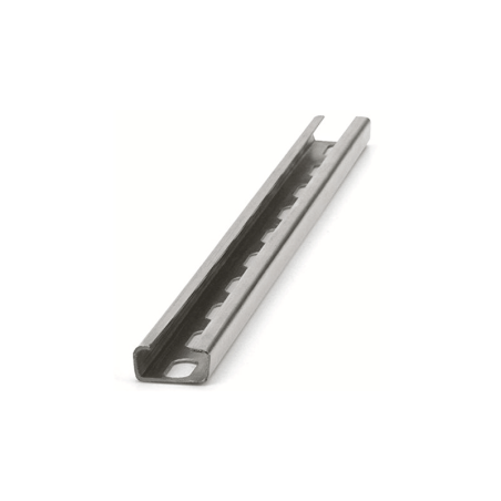 CHEMITOOL FASTENERS Perforated Rail 41x21x2,5 3m