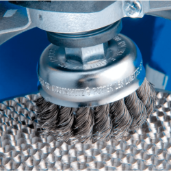 PFERD Threaded Cup Brushes, Knotted - Steel Wire (ST) POS TBG 65/M14 ST 0,80