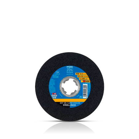Disco de Corte EHT125x1,6mm PSF X-LOCK STEELOX PFERD