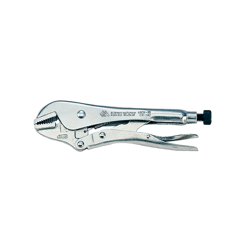 KING TONY 185mm Nickel Plated Lock Jaw Grip Pliers
