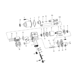 KING TONY Muffler Element for 33621-075/076 and 33622-075/076