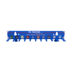 KING TONY Set of 10 Torque 1/2' Extension Bar with Support Included