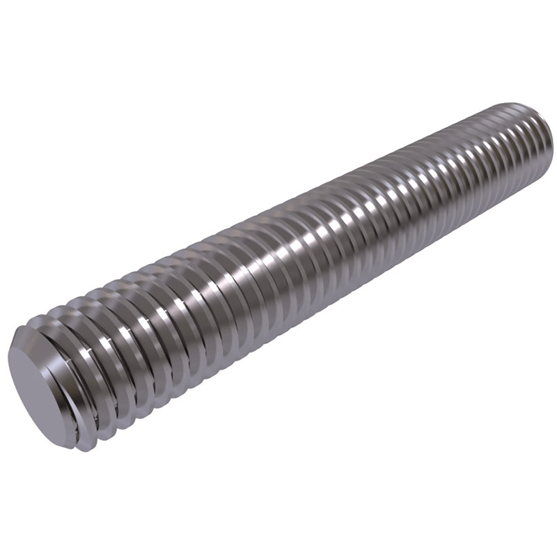 CHEMITOOL FASTENERS Threaded Rods - 1m DIN 975 M8 8.8 Yellow Passivated