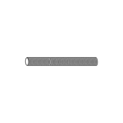 CHEMITOOL FASTENERS Threaded Rods - 1m DIN 975 M16 4.8 White Zinc Plated