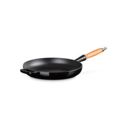 Frying Pan with Wooden Handle 28cm Black - Signature