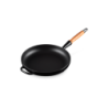 Frying Pan with Wooden Handle 28cm Black - Signature