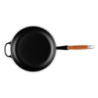 Frying Pan with Wooden Handle 28cm Black - Signature