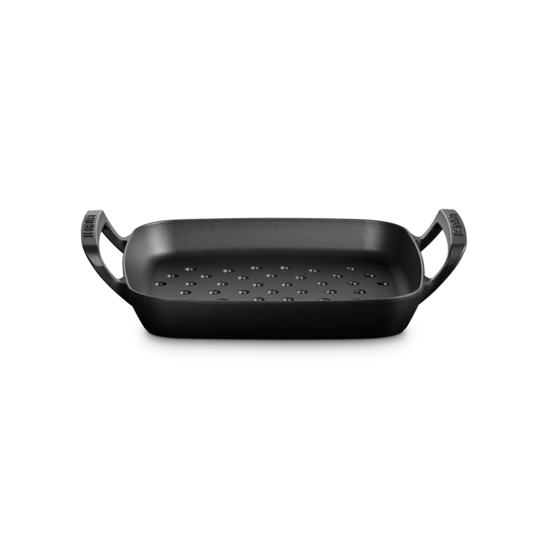 Sartén Asadora Cuadrada 30cm Negro - Alpine BBQ