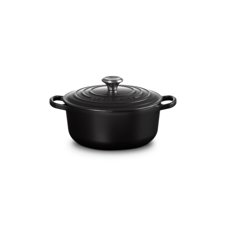 Tacho Cocotte Redonda 20cm Preto - Signature