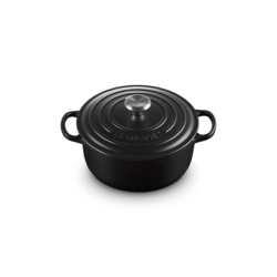 Tacho Cocotte Redonda 20cm Preto - Signature