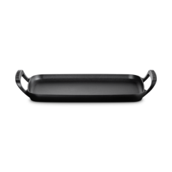 Outdoor Rectangular Griddle 40cm Black - BBQ