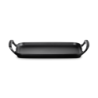 Outdoor Rectangular Griddle 40cm Black - BBQ