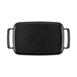 Outdoor Rectangular Griddle 40cm Black - BBQ