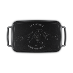 Outdoor Rectangular Griddle 40cm Black - BBQ