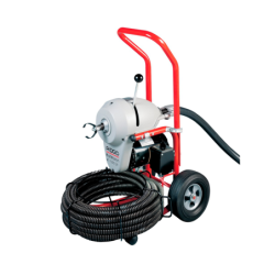 RIDGID 240-50 Hz Machine with Cleaning Glove A-1, A-12 Connection Pin Wrench and A-34-12 Rear Guide Hose, SE Plus Toolkit