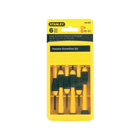 STANLEY® 6 Pieces Precision Screwdriver Set STN0-66-052