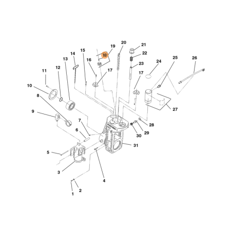 Conjunto de 6 Pinos de Tração 54307 RIDGID