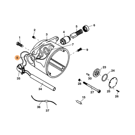 RIDGID 86680 White Brush Lead