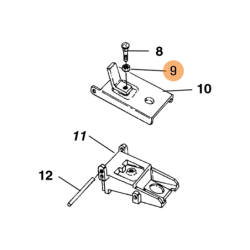 RIDGID Set of 5 Lock Nut 1/4'-20