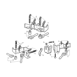 Base c/Pinos Pivotantes 41190 No.462 RIDGID