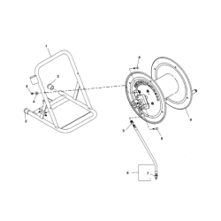 Enrollador de Mangueras Completo 48022 RIDGID