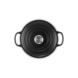 Tacho Cocotte Redonda 24cm Preto Mate - Signature