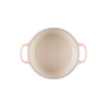 Tacho Cocotte Redonda 24cm Peche com Pega Dourado - Signature
