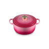 Tacho Cocotte Redonda 24cm Berry com Pega Dourado - Signature