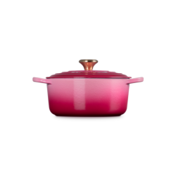 Tacho Cocotte Redonda 24cm Berry com Pega Dourado - Signature
