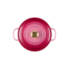 Tacho Cocotte Redonda 24cm Berry com Pega Dourado - Signature