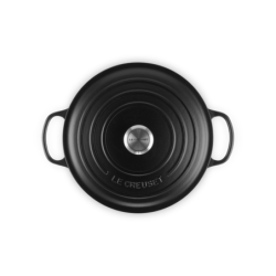 Tacho Cocotte Redonda 28cm Preto Mate - Signature