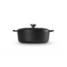 Cocotte Oval 27cm Negro Mate - Signature
