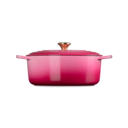 Tacho Cocotte Oval 31cm Berry com Botão Dourado - Signature
