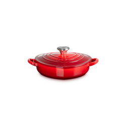 Heart Dish Cerise with Heart Silver Knob - L'Amour