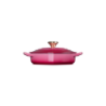 Heart Dish Berry with Gold Knob - L'Amour