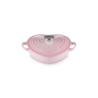 Heart Dish Shell Pink with Silver Knob - L'Amour