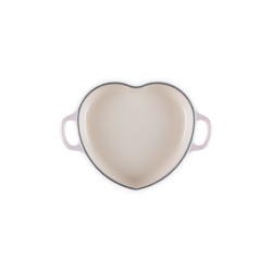 Cacerola Baja Corazón Shell Pink con Pomo Plateado - L'Amour