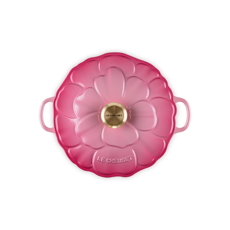 Petal Shallow Casserole 26cm Berry Gold Knob - Signature Petal Shallow Casserole 26cm Berry Gold Knob - Signature