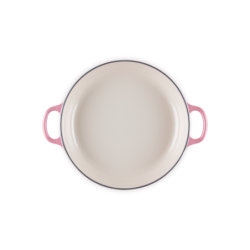 Petal Shallow Casserole 26cm Berry Gold Knob - Signature