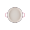 Petal Shallow Casserole 26cm Berry Gold Knob - Signature