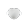 Tacho Cocotte Coração 20cm Branco com Pega Dourado - L'Amour