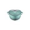 Tacho Cocotte Coração 20cm Sea Salt com Pega Dourada - L'Amour