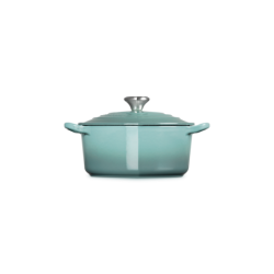 Tacho Cocotte Coração 20cm Sea Salt com Pega Dourada - L'Amour