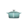 Tacho Cocotte Coração 20cm Sea Salt com Pega Dourada - L'Amour