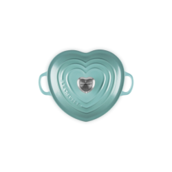 Tacho Cocotte Coração 20cm Sea Salt com Pega Dourada - L'Amour